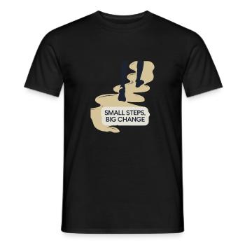 PIEDS - T-shirt homme - noir - Devant - AI Model Male 178 light (178cm)