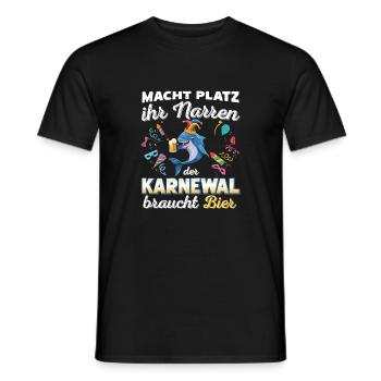 Konfetti Fasching Karneval Spaß Design - Männer T-Shirt - Schwarz - Vorne - AI Model Male 178 light (178cm)
