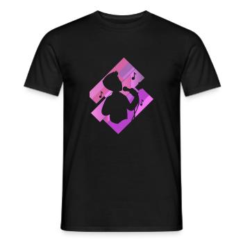 Singen Karaoke - Männer T-Shirt - Schwarz - Vorne - AI Model Male 178 light (178cm)