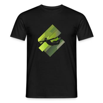 Natation Nageurs Sauveteur - T-shirt homme - noir - Devant - AI Model Male 178 light (178cm)