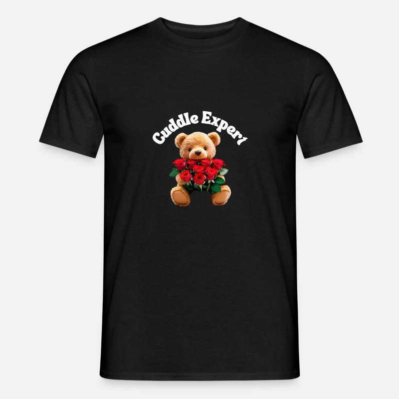 Cuddle Expert - Men’s T-shirt - black