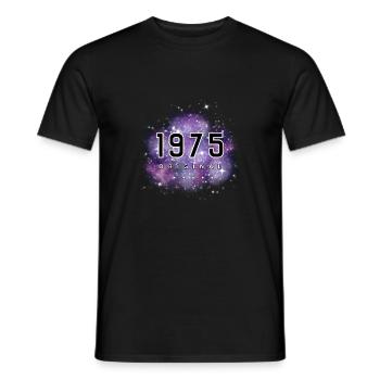 1975 Original – Retro Geburtstagsdesign - Männer T-Shirt - Schwarz - Vorne - AI Model Male 178 light (178cm)