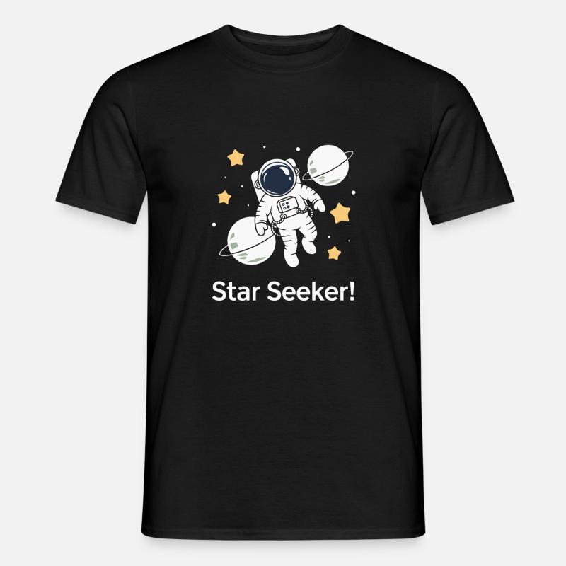 STERNENSUCHER - Männer T-Shirt - Schwarz
