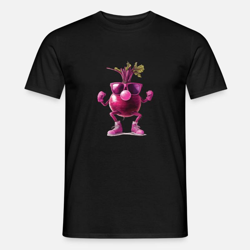 Zuckerrüben - Männer T-Shirt - Schwarz