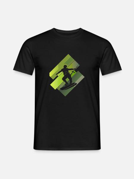 Wakeboarding Wakeboard - Männer T-Shirt - Schwarz