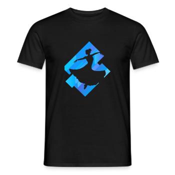 Dance Sport Dance Monster Dance Course - Men's T-Shirt - black - Front - AI Model Male 178 light (178cm)