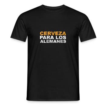 Majorque : Dicton de la bière allemande - T-shirt homme - noir - Devant - AI Model Male 178 light (178cm)