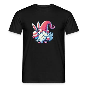 Ostern Gnom Mit Ei Wichtel Zwerg - Männer T-Shirt - Schwarz - Vorne - AI Model Male 178 light (178cm)
