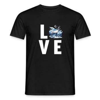 Renne Renne - T-shirt homme - noir - Devant - AI Model Male 178 light (178cm)