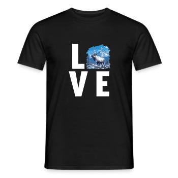 Renne Renne - T-shirt homme - noir - Devant - AI Model Male 178 light (178cm)