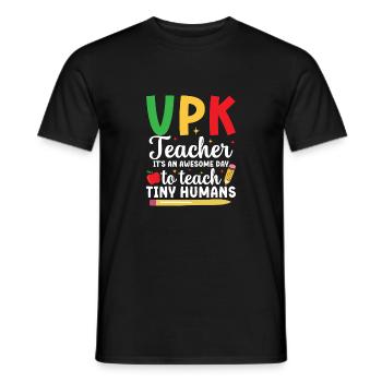 Vpk -lehrer Es Ist Ein Großartiger Tag, Um Mit - Männer T-Shirt - Schwarz - Vorne - AI Model Male 178 light (178cm)