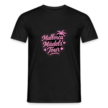 Mallorca Mädels Tour - Männer T-Shirt - Schwarz - Vorne - AI Model Male 178 light (178cm)