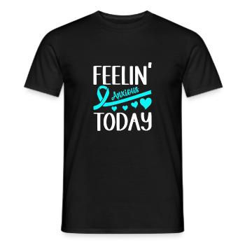Trouble anxieux Trouble anxieux - T-shirt homme - noir - Devant - AI Model Male 178 light (178cm)