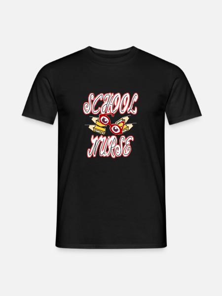 Schule Krankenhaus Schwester - Männer T-Shirt - Schwarz