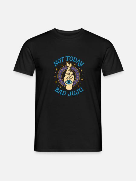 Evil Eye Spiritueller Schutz Mystische Mode - Männer T-Shirt - Schwarz