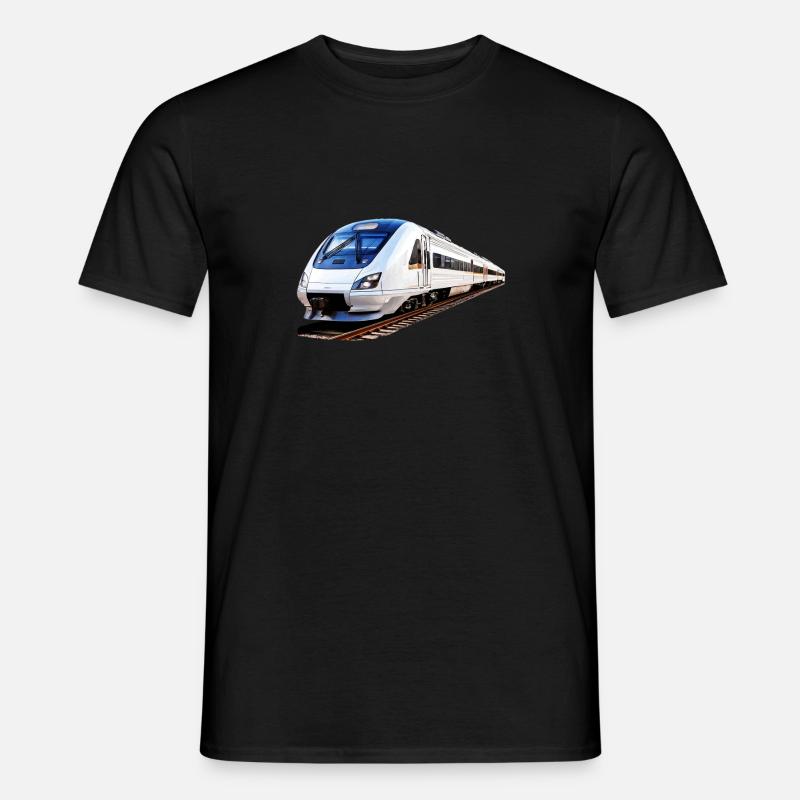 ZUG TRAIN - Männer T-Shirt - Schwarz