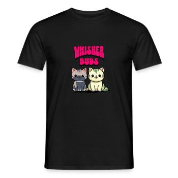 Chats amis pour la vie - T-shirt homme - noir - Devant - AI Model Male 178 light (178cm)
