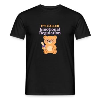 Emotional Support Crew Inner Child Healing - Men's T-Shirt - black - Front - AI Model Male 178 light (178cm)