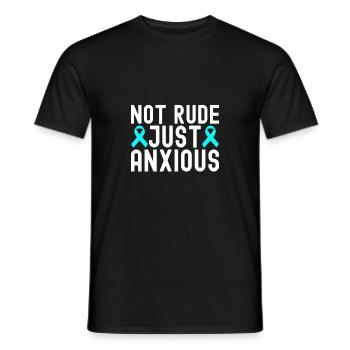 Trouble anxieux Trouble anxieux - T-shirt homme - noir - Devant - AI Model Male 178 light (178cm)