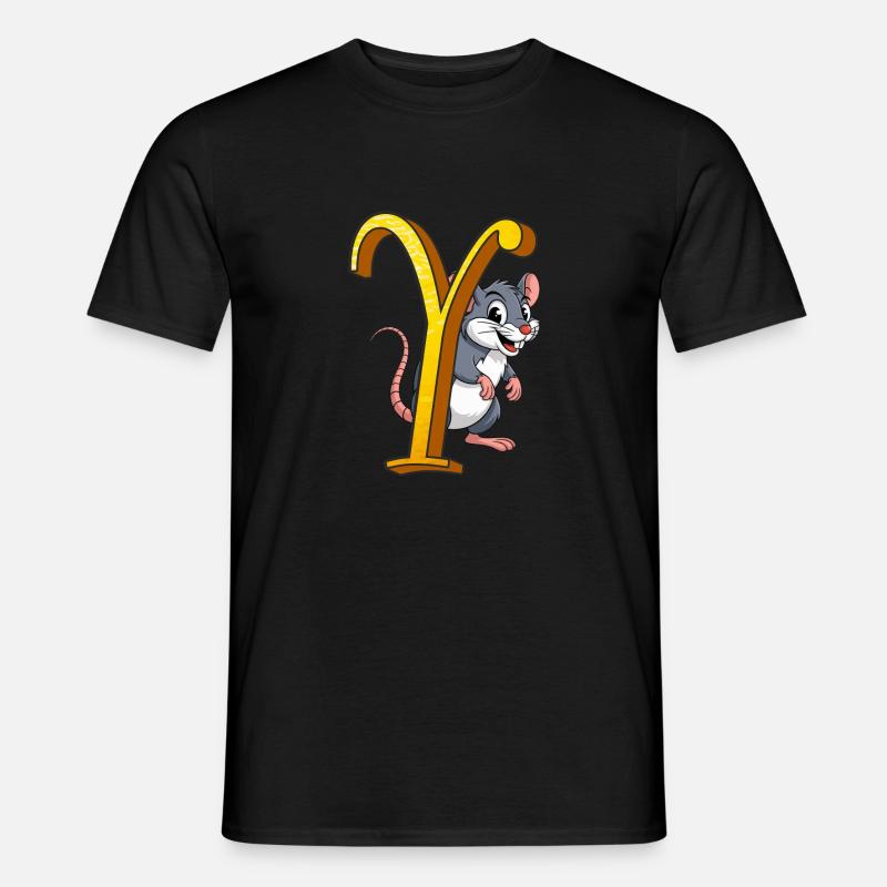 BUCHSTABE Y - Männer T-Shirt - Schwarz