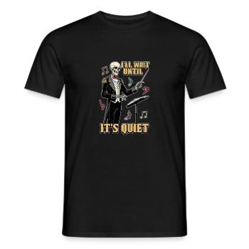 Music Director I'll Wait Until It's Choir Director - Men's T-Shirt - black - Front - AI Model Male 178 light (178cm)