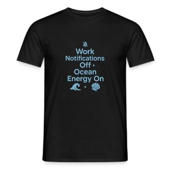 Aus Dem Ferienmodus Aus Dem Büro Queen Vacation - Männer T-Shirt - Schwarz - Vorne - AI Model Male 178 light (178cm)