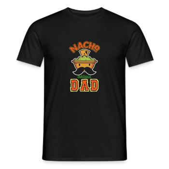 Nacho Average Dad Lustiger Spruch - Männer T-Shirt - Schwarz - Vorne - AI Model Male 178 light (178cm)