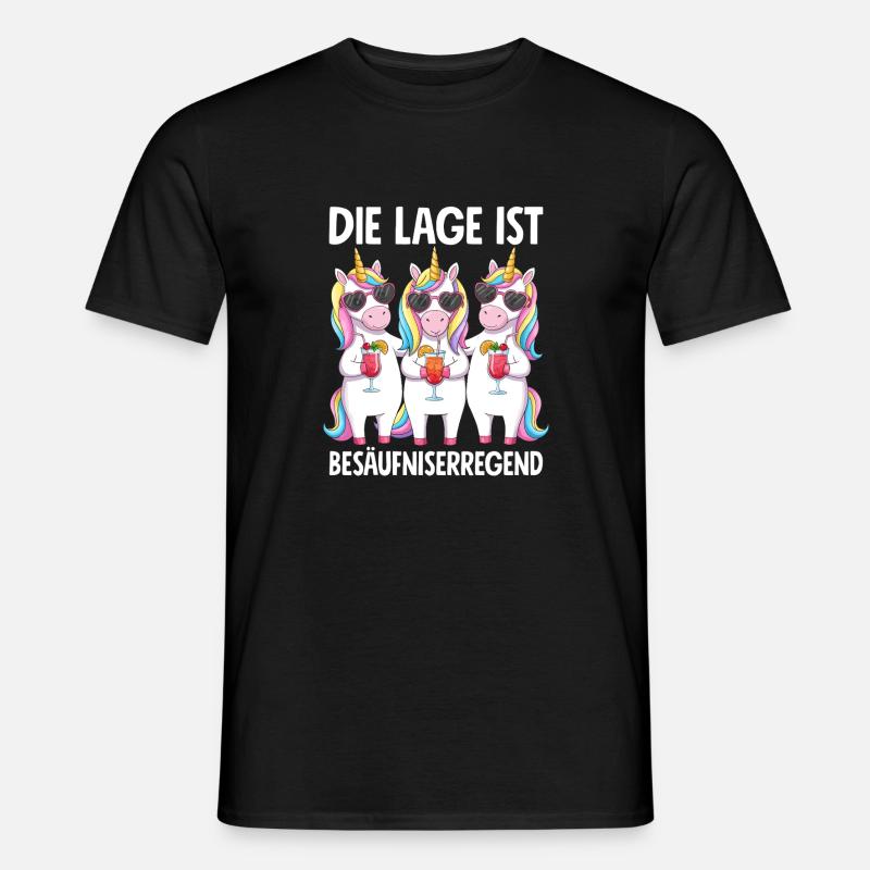 La situation est l’ivresse - T-shirt homme - noir