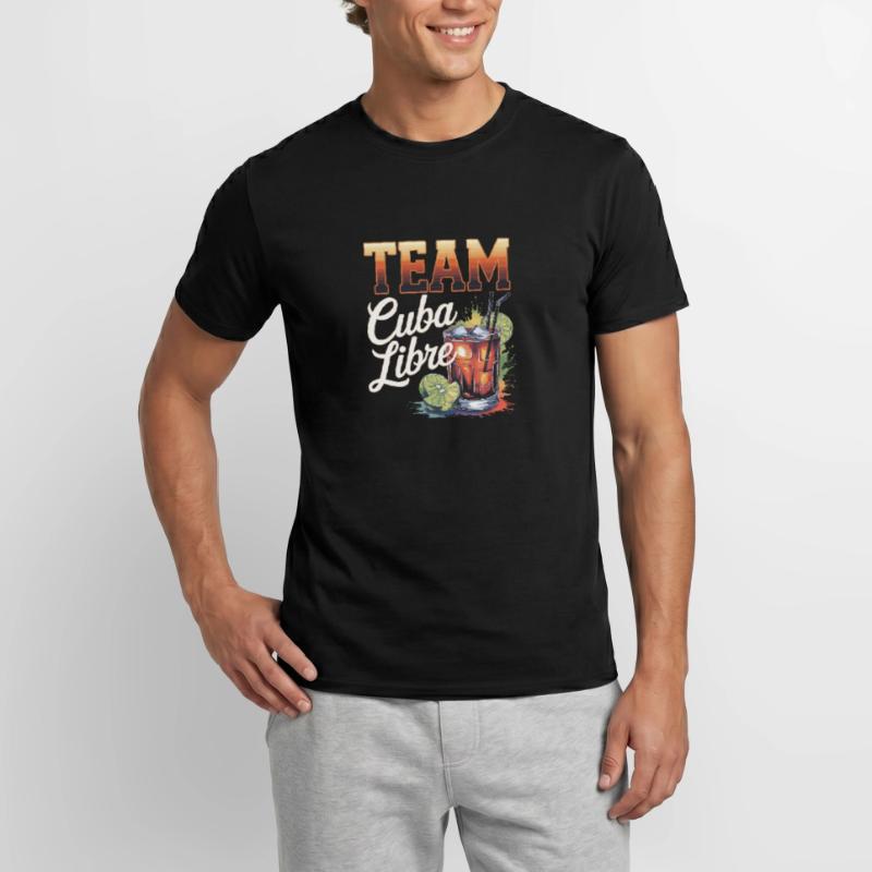 Cocktail Bartender Team Cuba Libre T-shirt homme