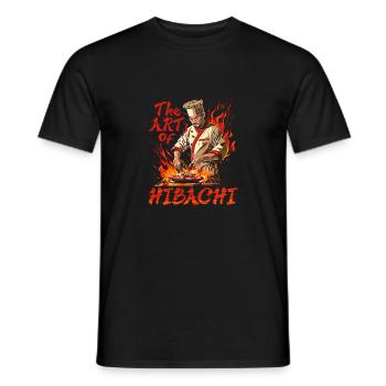 Hibachi The Art Of The Hibachi - Männer T-Shirt - Schwarz - Vorne - AI Model Male 178 light (178cm)