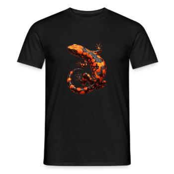 Salamandres Salamandres - T-shirt homme - noir - Devant - AI Model Male 178 light (178cm)