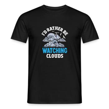 Météorologie amusante Passionnés de météo - T-shirt homme - noir - Devant - AI Model Male 178 light (178cm)