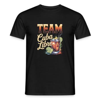 Cocktail Barkeeper Team Cuba Libre - Männer T-Shirt - Schwarz - Vorne - AI Model Male 178 light (178cm)
