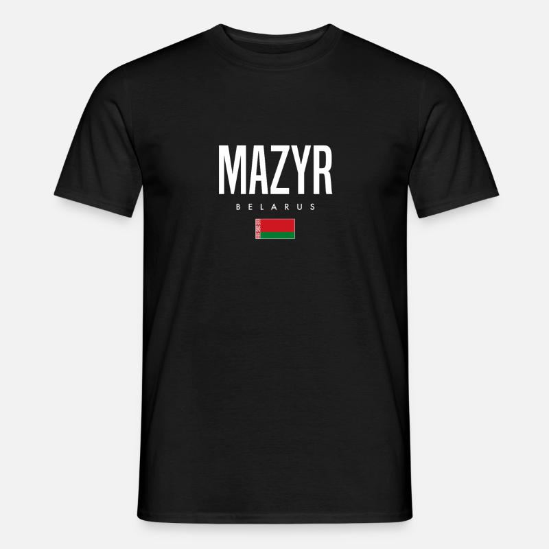 Mazyr, Biélorussie, Biélorussie - T-shirt homme - noir