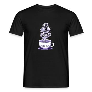 Anxiety disorder Anxiety disorder - Men's T-Shirt - black - Front - AI Model Male 178 light (178cm)
