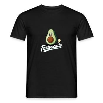 Lustige Avocado Furzen Pupsen Fartvocado - Männer T-Shirt - Schwarz - Vorne - AI Model Male 178 light (178cm)