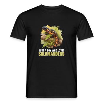 Salamandres Salamandres - T-shirt homme - noir - Devant - AI Model Male 178 light (178cm)