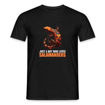 Salamandres Salamandres - T-shirt homme - noir - Devant - AI Model Male 178 light (178cm)
