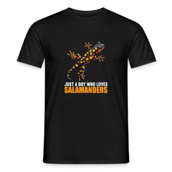 Salamandres Salamandres - T-shirt homme - noir - Devant - AI Model Male 178 light (178cm)