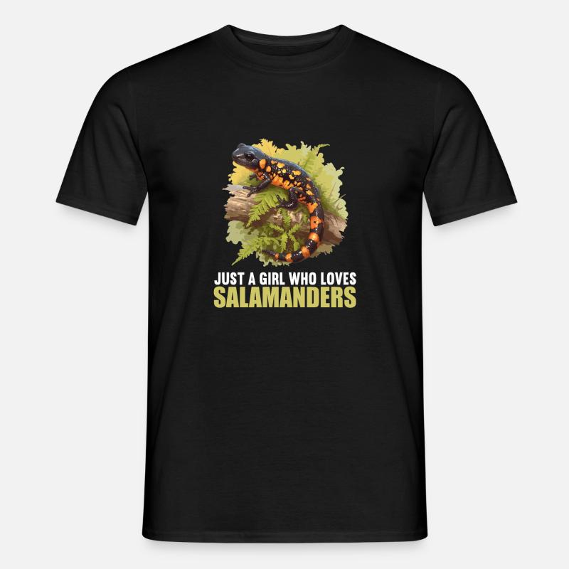 Salamanders Salamander - Männer T-Shirt - Schwarz