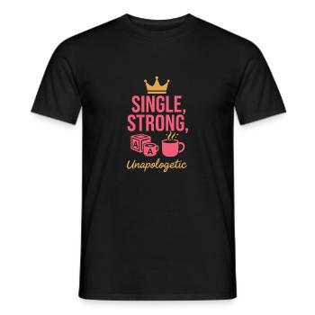 Single Mom Chaos Coordinator Wine - Men's T-Shirt - black - Front - AI Model Male 178 light (178cm)