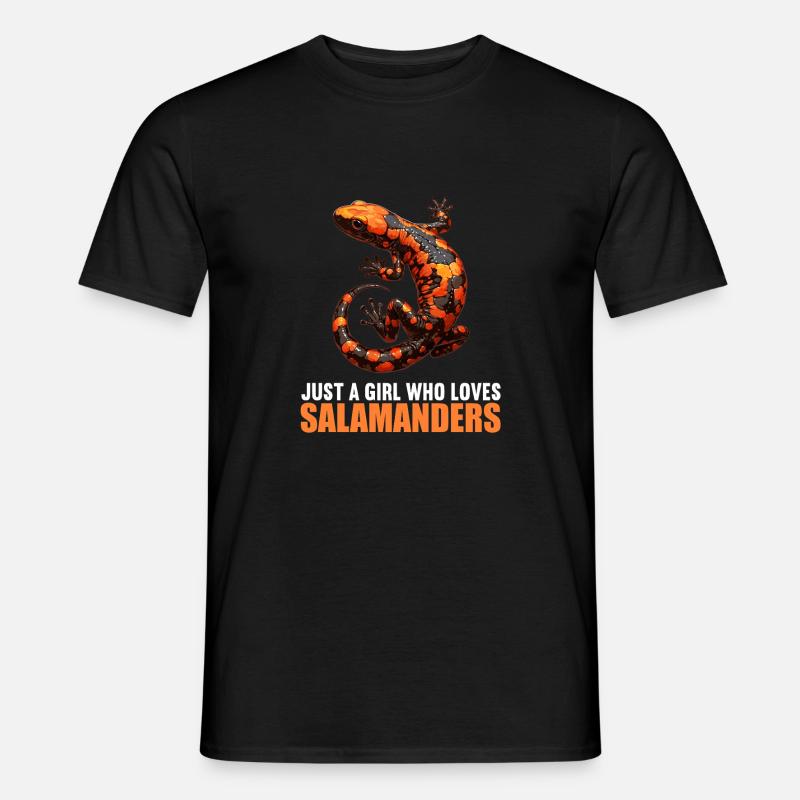 Salamanders Salamander - Männer T-Shirt - Schwarz