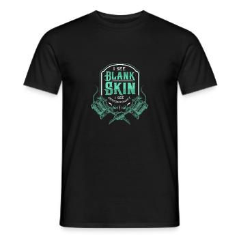 Tattoo Artist I See Blank Skin Tattoo Arts Lover - Men's T-Shirt - black - Front - AI Model Male 178 light (178cm)