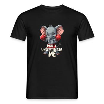 Muay Thai Boxen - Männer T-Shirt - Schwarz - Vorne - AI Model Male 178 light (178cm)