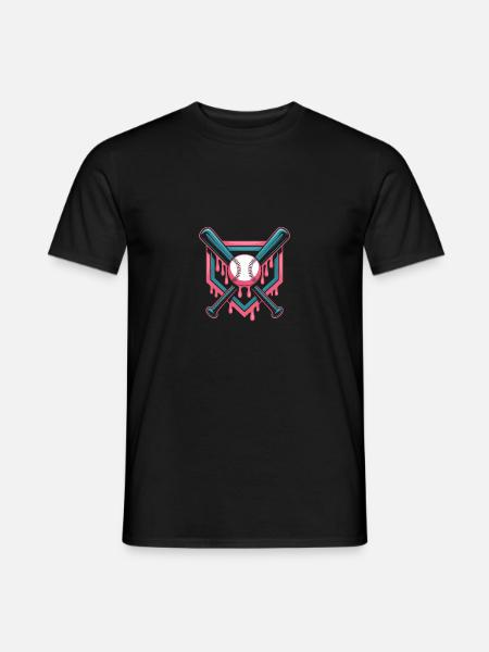 Baseball Baseball Bat - Men's T-Shirt - black