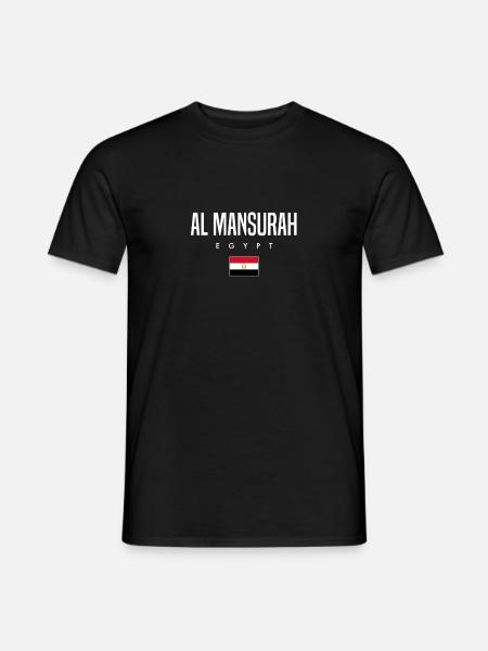 Al Mansurah Egypt - Men's T-Shirt - black