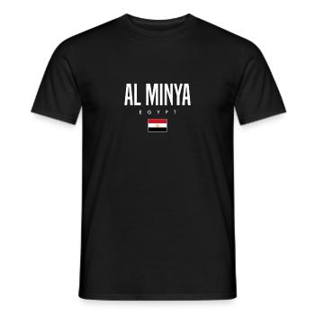 Al Minya Egypt - Men's T-Shirt - black - Front - AI Model Male 178 light (178cm)