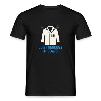 Clinical Lab Tech Diagnostic Science Data Nerd - Men's T-Shirt - black - Front - AI Model Male 178 light (178cm)