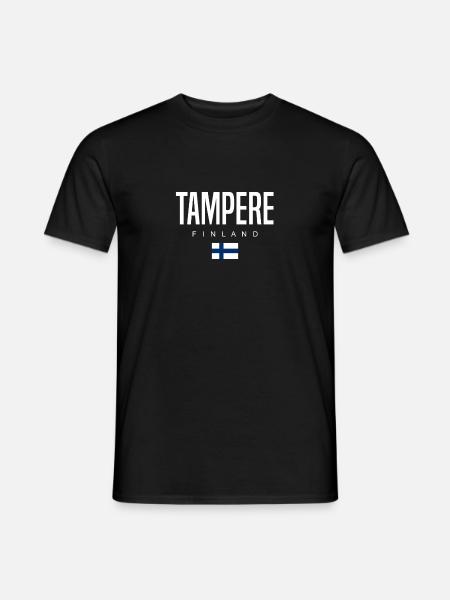 Tampere, Finland - Men's T-Shirt - black