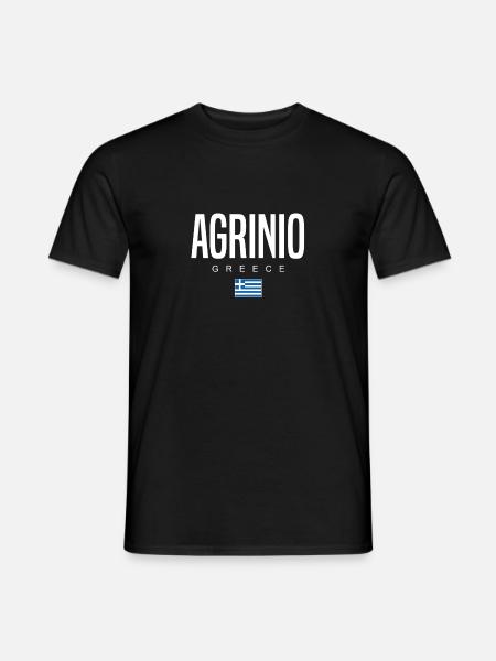 Agrinio Greece - Men's T-Shirt - black
